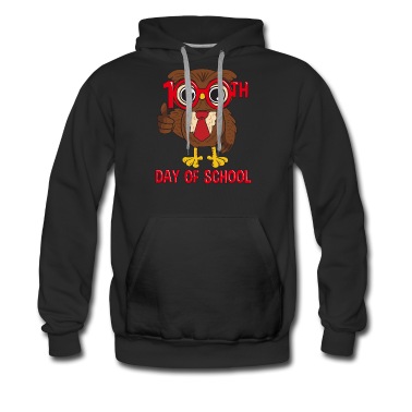 Grundschule Hoodie - Eule 100 Tage Schule Schüler Grundschule Geschenk