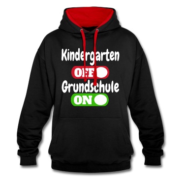 Grundschule Hoodie - Kindergarten Off Grundschule On - Schulbeginn