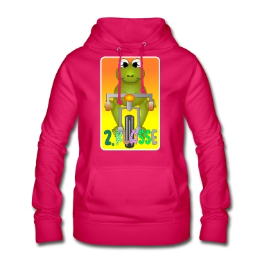 Grundschule Hoodie - 2 Schulklasse Zweitklässler Fahrrad GRUNDSCHULE