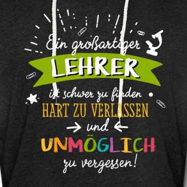 Grundschule Hoodie - Grossartiger Lehrer - Geschenk Grundschule Klasse