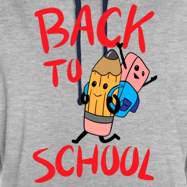 Grundschule Hoodie - Zurück in die Schule Wachsmalstift Grundschule zue