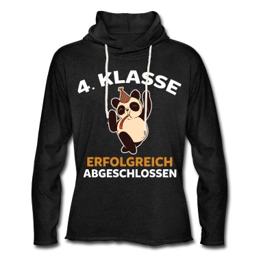 Grundschule Hoodie - 4. Klasse Schulkind Panda Viertklässler Grundschul