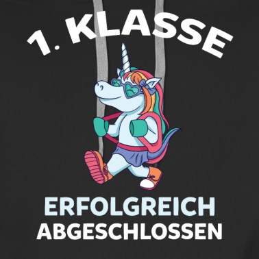 Grundschule Hoodie - 1. Klasse Einhorn Erstklässlerin Grundschule Schül
