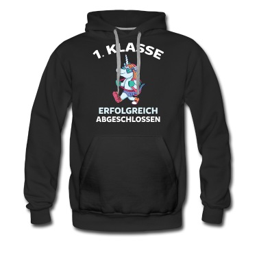Grundschule Hoodie - 1. Klasse Einhorn Erstklässlerin Grundschule Schül