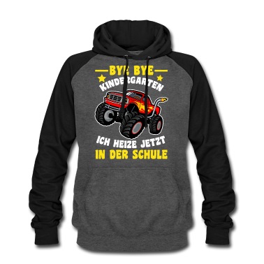 Grundschule Hoodie - Bye Bye Kindergarten Grundschule Einschulung Monst