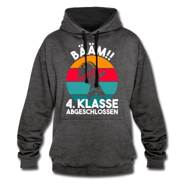 Grundschule Hoodie - 4. Klasse Abgeschlossen Grundschule Schulkind Vier