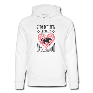 Grundschule Hoodie - Grundschule Pferd Reiten Herz Schulzwang Geschenk