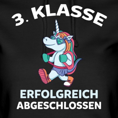 Grundschule Hoodie - 3. Klasse Einhorn Drittklässlerin Grundschule Schü