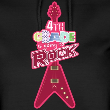 Grundschule Hoodie - 4. Klasse Vierte Grundschule Geschenk Rock Gitarre