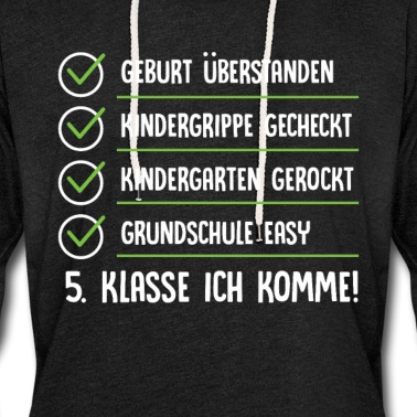 Grundschule Hoodie - 5. Klasse Schule Grundschule Schüler Geschenk Idee