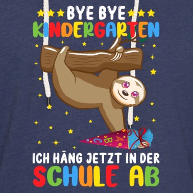 Grundschule Hoodie - Faultier Einschulung Lustig 1. Klasse Grundschule