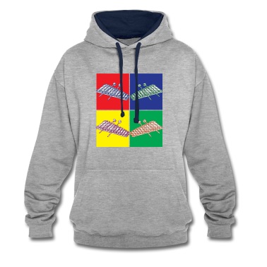 Grundschule Hoodie - Pop Art Xylophone