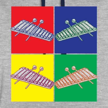 Grundschule Hoodie - Pop Art Xylophone