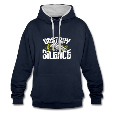 Grundschule Hoodie - Destroy Silence