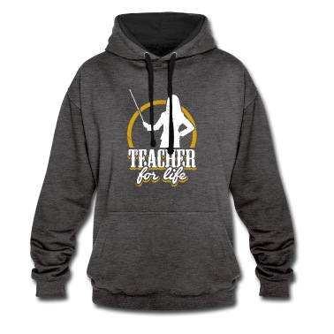 Grundschule Hoodie - Teacher for Life Lehrer fürs Leben Geschenk