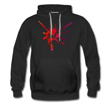 Grundschule Hoodie - Ink Farbklecks - Premium Design