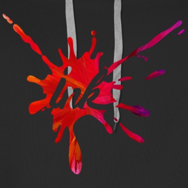 Grundschule Hoodie - Ink Farbklecks - Premium Design