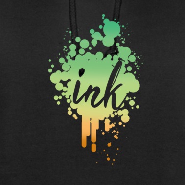 Grundschule Hoodie - Ink Farbklecks - Premium Design