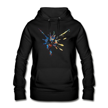 Grundschule Hoodie - Ink Farbklecks - Premium Design