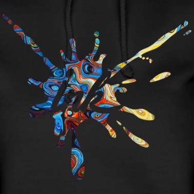 Grundschule Hoodie - Ink Farbklecks - Premium Design