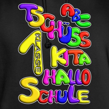 Grundschule Hoodie - Einschulung mit lustigen Bild und Spruch