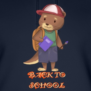 Grundschule Hoodie - Schulanfang Tier Kind Back to school