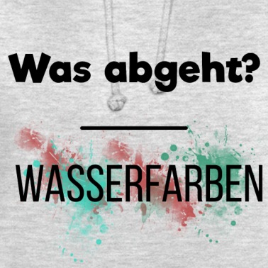 Grundschule Hoodie - Wasserfarben was geht ab