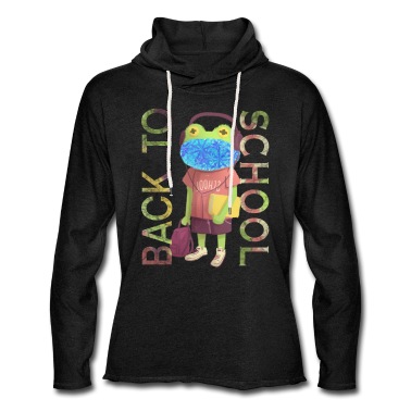 Grundschule Hoodie - Schulanfang Frosch Kind Back to school