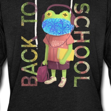 Grundschule Hoodie - Schulanfang Frosch Kind Back to school