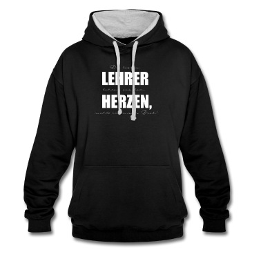 Grundschule Hoodie - Die besten Lehrer lehren aus dem Herzen