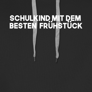 Grundschule Hoodie - Schulkind bestes Frühstück lustig Geschenk