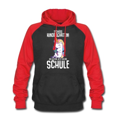 Grundschule Hoodie - Tschüss Kindergarten Ich glitzer jetzt in der Schu