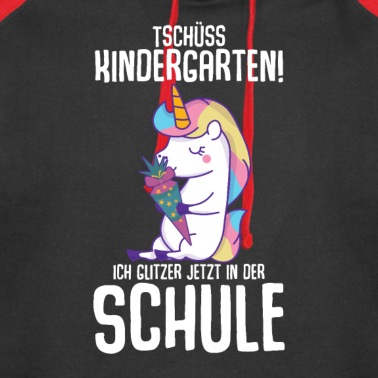 Grundschule Hoodie - Tschüss Kindergarten Ich glitzer jetzt in der Schu