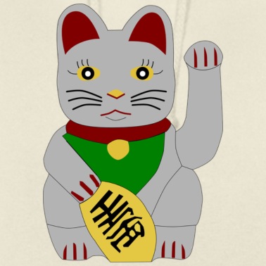 Grundschule Hoodie - Lucky Cat