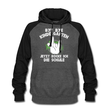 Grundschule Hoodie - Bye Bye Kindergarten Jetzt Rocke Ich die Schule