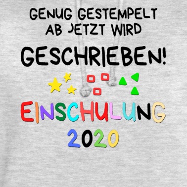 Grundschule Hoodie - Genug gestempelt jetzt wird geschrieben!