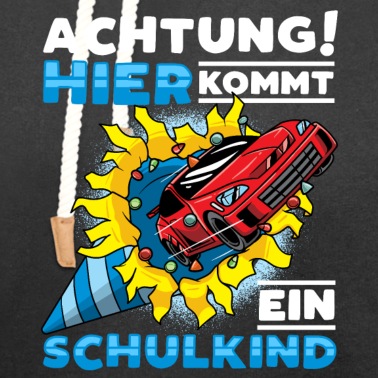 Grundschule Hoodie - Schulkind Einschulung Schultüte Rennauto