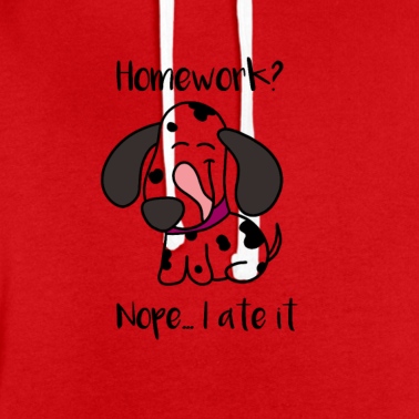 Grundschule Hoodie - Hausaufgaben Hund Dalmatiner Schüler Sohn Tochter