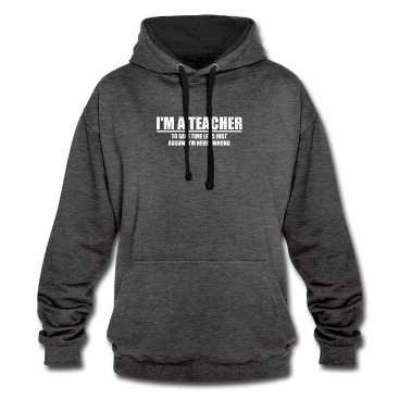 Grundschule Hoodie - Teacher Never Wrong I Schule Unterricht Lehrer