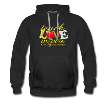 Grundschule Hoodie - teach love inspire 1stGradeTeacherlife