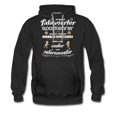 Grundschule Hoodie - Tätowierter Sportlehrer ist cooler!