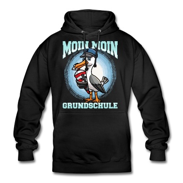Grundschule Hoodie - Schulkind Einschulung Schultüte Möwe