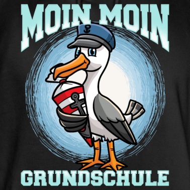 Grundschule Hoodie - Schulkind Einschulung Schultüte Möwe