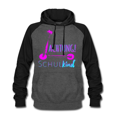 Grundschule Hoodie - Schulkind Achtung Tretroller Geschenk Einschulung