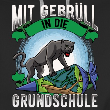Grundschule Hoodie - Schulkind Einschulung Panther