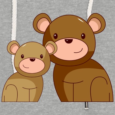 Grundschule Hoodie - Bär Teddybär Braunbär Familie Paar Geschenk