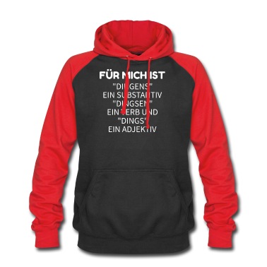 Grundschule Hoodie - Für Mich Ist Dingens Grammatik Deutschlehrer