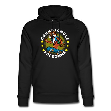 Grundschule Hoodie - Schulkind Einschulung Schultüte Tiger