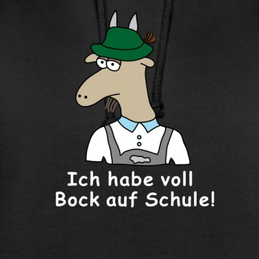 Grundschule Hoodie - Voll Bock auf Schule!