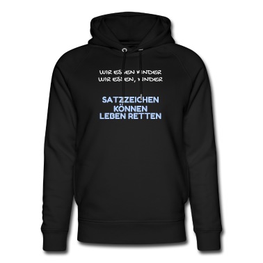 Grundschule Hoodie - Satzzeichen Retten Leben Grammatik Deutschlehrer